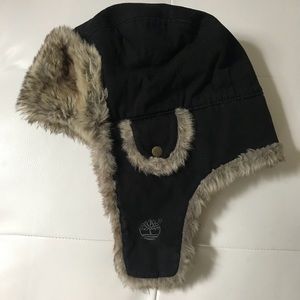 Timberland faux fur lined trapper winter hat